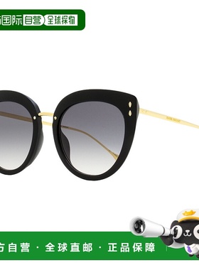 自营 Isabel Marant 女士猫眼太阳镜 IM0084GS 2M29O 黑色/金色 5
