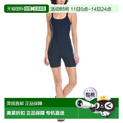 自营Beyond Yoga Spacedye Cross-Back 5in Biker Jumpsuit - nav