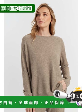 自营chinti & parkerWarm-Oatmeal Pure Cashmere Slouchy Sweate