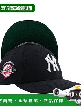 自营 New Era 纽约洋基队 100 周年 59FIFTY 低调修身海军绿色下