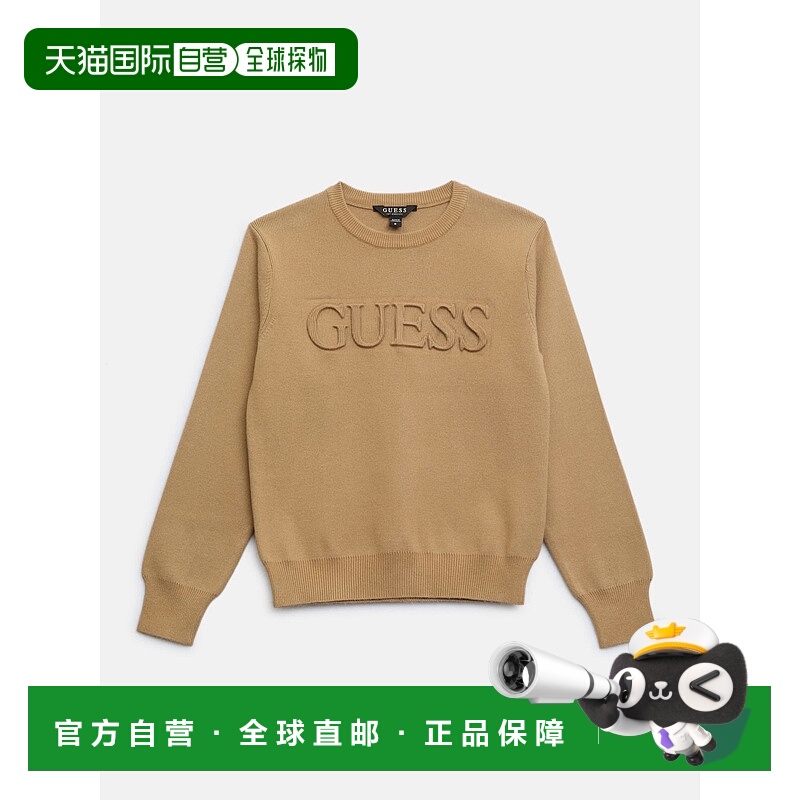 自营guessAstero Logo Sweater (7-16) - toasted taupe 美国奥莱