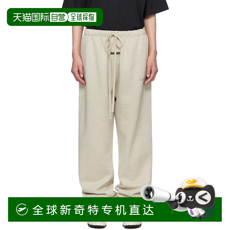1h可退 香港直邮潮奢 Essentials 女士 米色 Classic 运动裤 130S