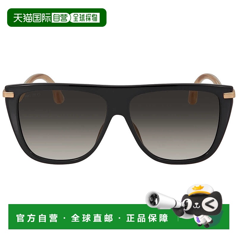 自营Jimmy Choo Gray SF Gold Browline Ladies Sunglasses SUVI/