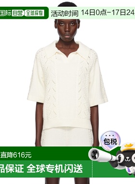 1h可退 香港直邮潮奢 Tom Ford 汤姆 福特 女士 灰白色 Kina Polo