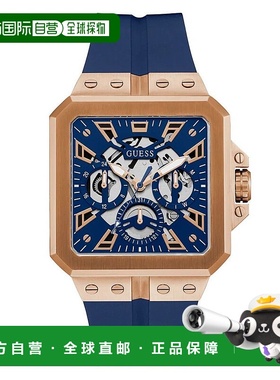 自营Guess Synthetic Sport Men's Watch - blue 美国奥莱直发
