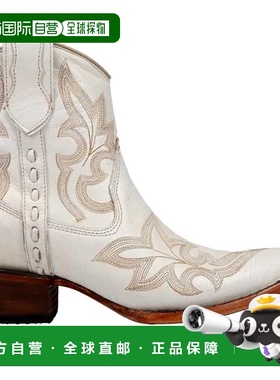 自营Women's Corral Embroidery & Zipper Ankle Boots Pearl L59