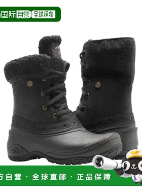 自营 The North Face Shellista翻折灰色/黑色女式靴子A3RQY-5RM-