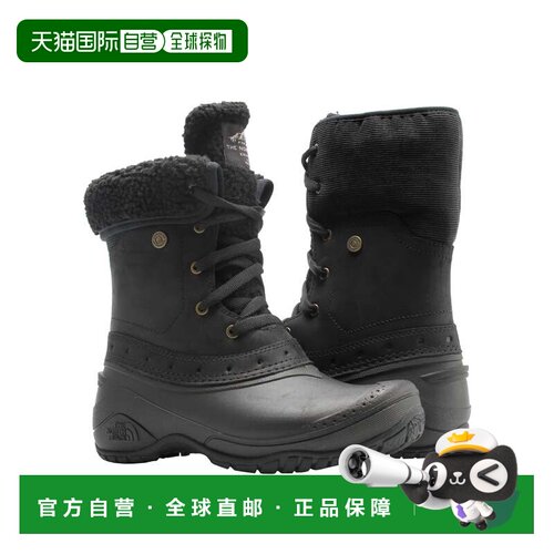 自营The North Face Shellista翻折灰色/黑色女式靴子A3RQY-5RM-