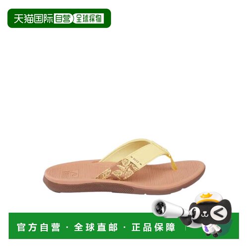 自营reef珊瑚色圣塔安娜淡黄色香蕉款CJ6473女款-黄色 美国奥莱直