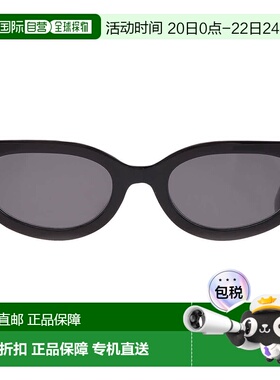 自营Off-White SPARKS Dark Grey Oval Unisex Sunglasses OERI13