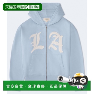 自营Aeropostale Cloud Soft La Boxy Full-Zip Hoodie - light b