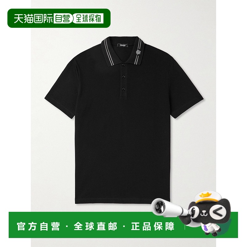 1h可退 香港直邮潮奢 Versace 范思哲 男士 短袖Polo衫 10139061A