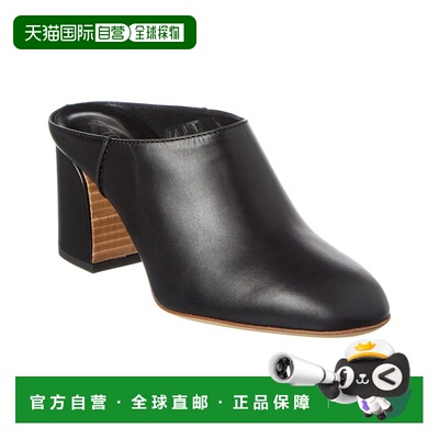 自营tod'sTOD’s Leather Mule - black 美国奥莱直发高跟鞋女鞋