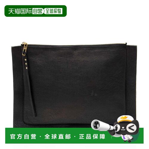 自营Chloe羊皮幽灵平袋手拿包-黑色 美国奥莱直发
