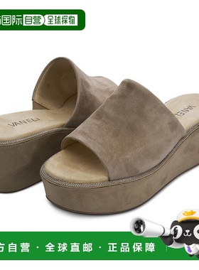 【美国直邮】vaneli 女士 时尚休闲鞋厚底鞋一脚蹬凉鞋圆头真皮
