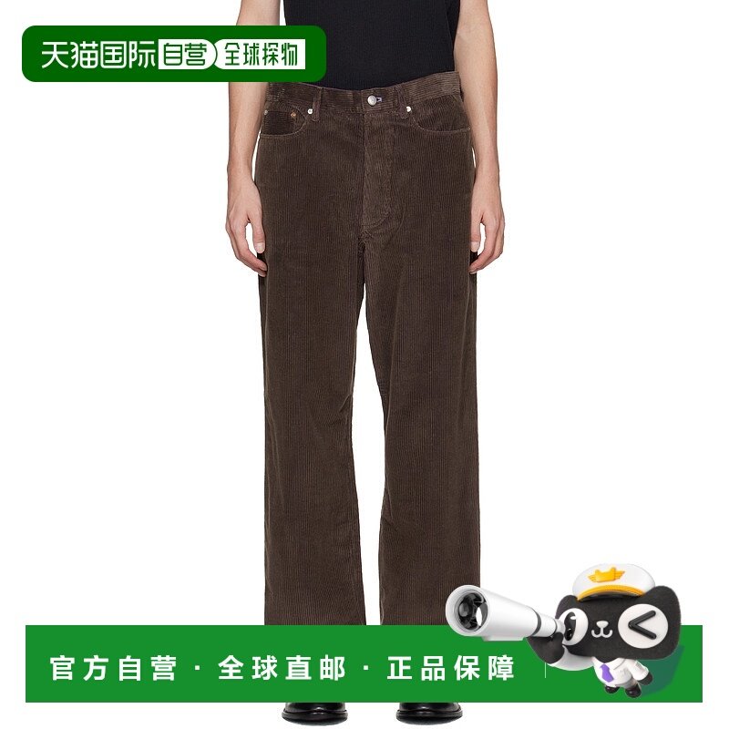 1h可退 香港直邮潮奢 Paul Smith 保罗 史密斯 男士 棕色长裤 M1R