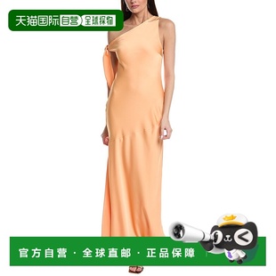 Zhuri Collection Satin Gown 美国奥莱直发 自营 orange Misha
