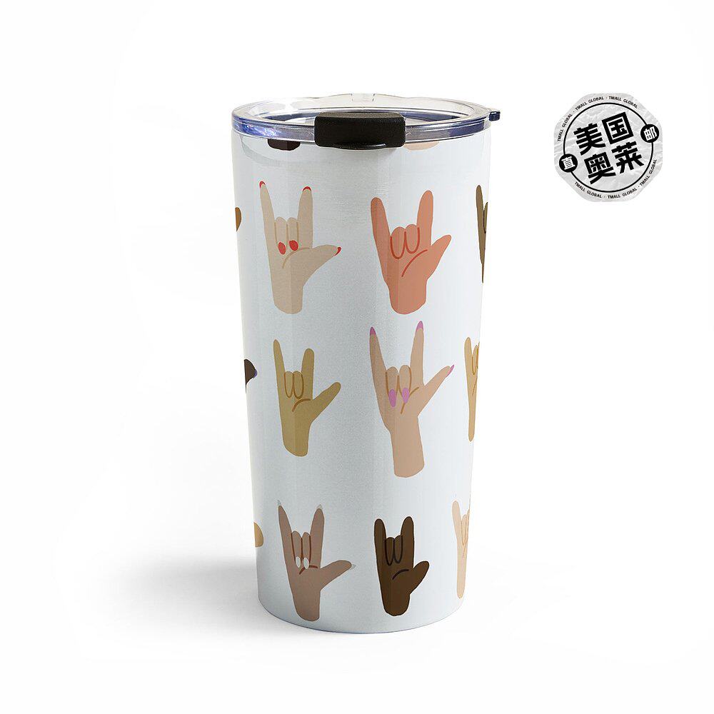 deny designsNick Quintero I Love You I Travel Mug - multi 【高性价比高么？