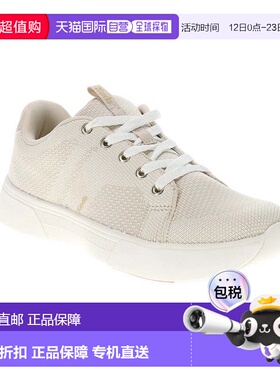 自营Keds BlissWalk Sneaker Womens Beige Knitted Lace Up Athl