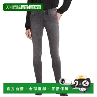 美国奥莱直发豹纹九分裤 自营 多色 Ami狂野精神紧身牛仔裤 NYDJ