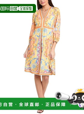 自营 Hale Bob Genesis连衣裙-黄色 美国奥莱直发