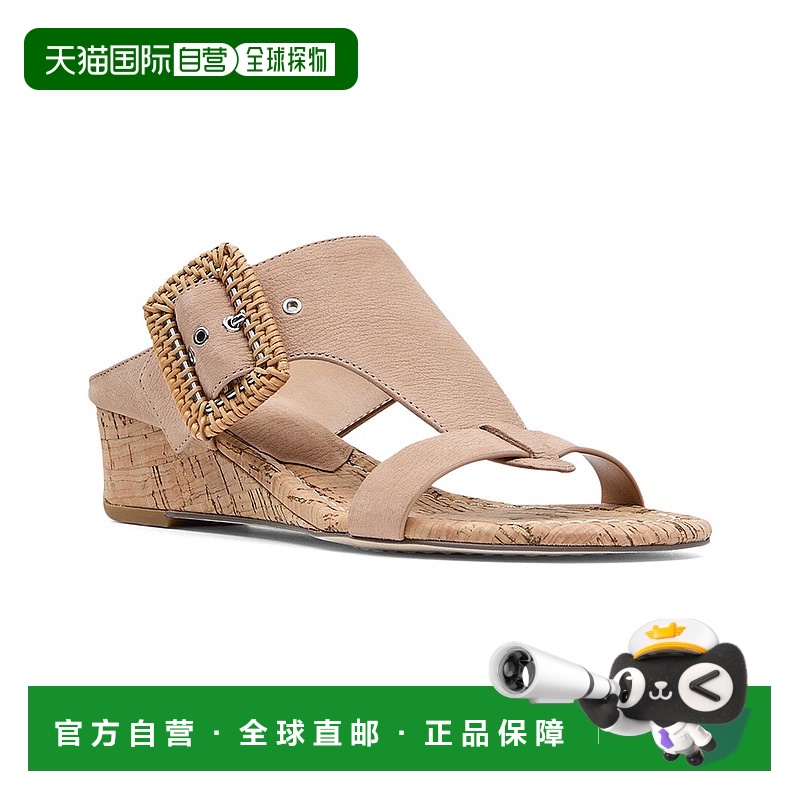 自营 Donald Pliner Vine皮革滑盖-棕色 美国奥莱直发