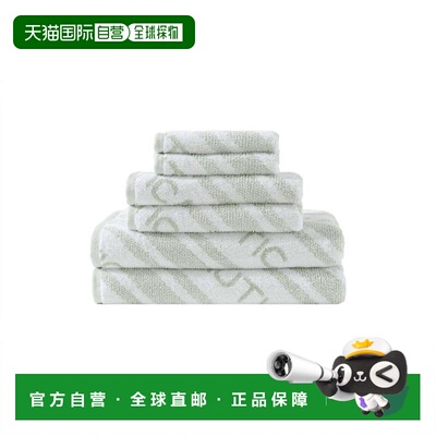 自营Nautica Minera绿色6件套毛巾-马尔代夫绿 美国奥莱直发