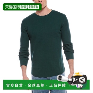 自营Vince Thermal T-Shirt - green 美国奥莱直发男装上衣