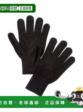 自营Brodie Cashmere Classic Cashmere Gloves - charcoal 美国