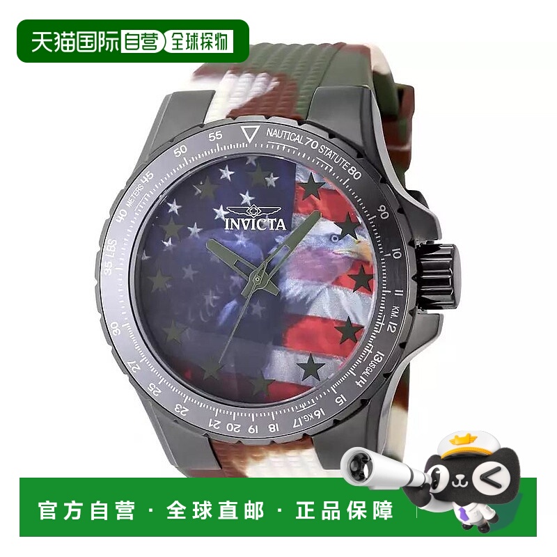 1h可退 【美国直邮】invicta 男士 休闲手表防水精致石英