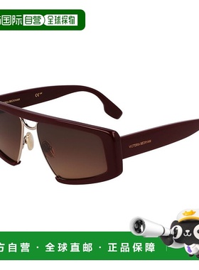自营Victoria Beckham Metal Women's Sunglasses - red 美国奥莱