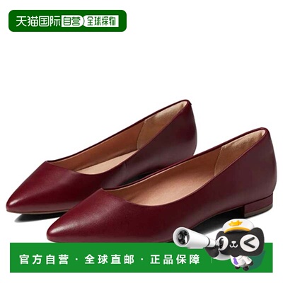 自营Women's Rockport Total Motion Adelyn Ballet Flat Red Lea