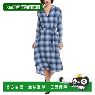 Low High Maxi Shirtdress 美国奥莱直发 自营Bella blue Dahl
