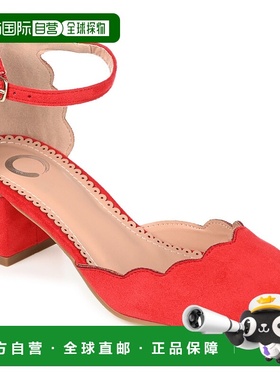 自营 journee collectionJournee 系列女式 Edna 高跟鞋 - 红色