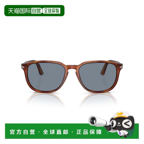 自营persol棕色0po3019s半透明醋酸纤维方形太阳眼镜-蓝色 美国奥
