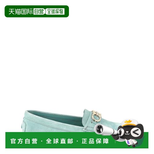 自营salvatore ferragamoBerra Suede Drivers - turquoise 美国