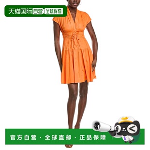 orange 自营Maison 美国奥莱直发 Dress Mini Tara Poplin