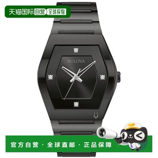自营Bulova Women's Gemini Black Dial Watch - black 美国奥莱