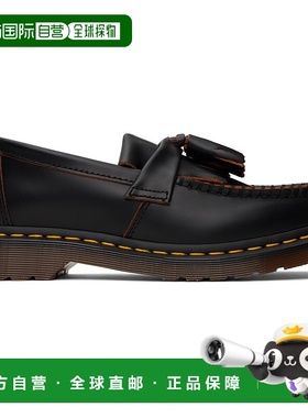1h可退 香港直邮潮奢 Dr. Martens 马丁大夫 男士 黑色 Adrian Ma