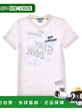 自营Scotch & Soda Regular-Fit T-Shirt - white 美国奥莱直发