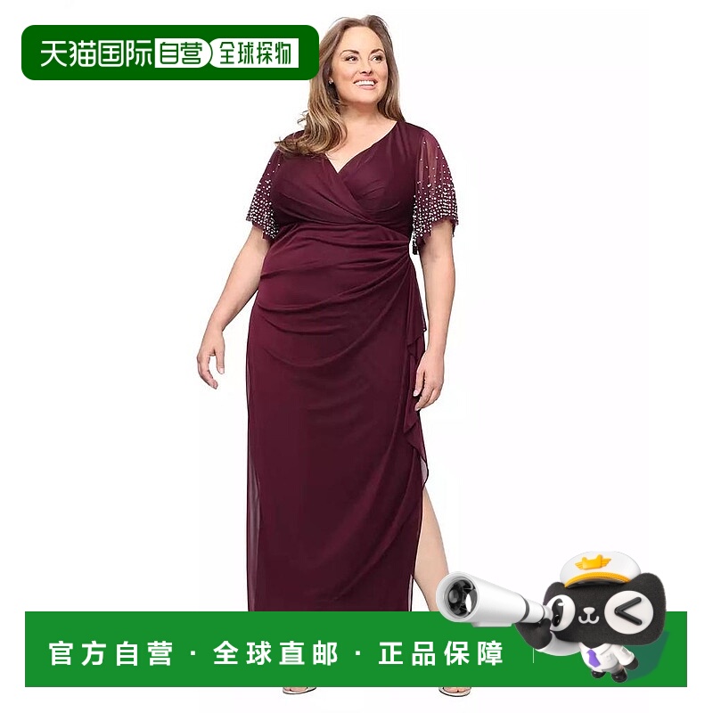 1h可退 【美国直邮】alex evenings 女士 连衣裙礼服
