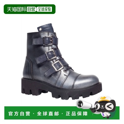 自营 unity in diversityWomen's Paris Combat Boots In Silver/