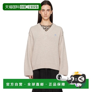Wool Jum GANNI neck Mix 米色 女士 甘尼 香港直邮潮奢 1h可退
