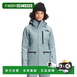 自营 The North Face Gatekeeper夹克女式银蓝色防水全拉链SGN152