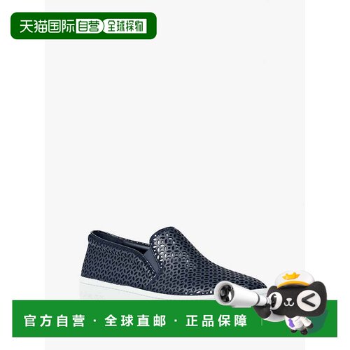 自营michael korsKeaton Perforated Slip On Sneaker - navy 美