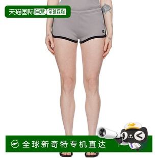 Courreges 灰色 香港直邮潮奢 女士 124JSH037JS00 Contrast 短裤