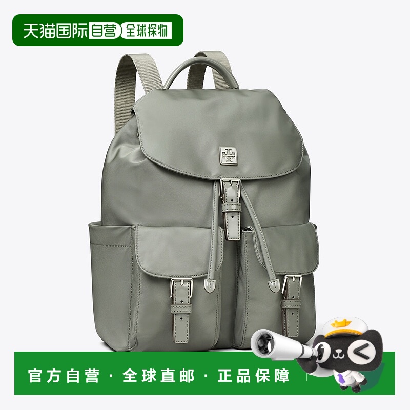 美国直邮Tory Burch 维吉尼亚系列背包轻便尼龙双肩包