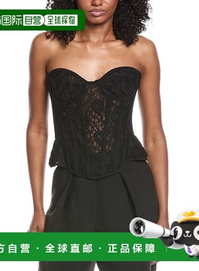 自营Bardot Cristo Lace Top - black 美国奥莱直发