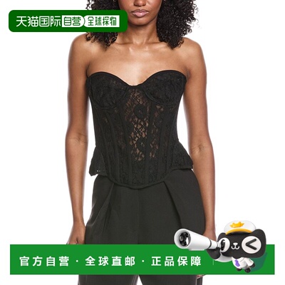 自营Bardot Cristo Lace Top - Black 上衣性感美国直发奥莱
