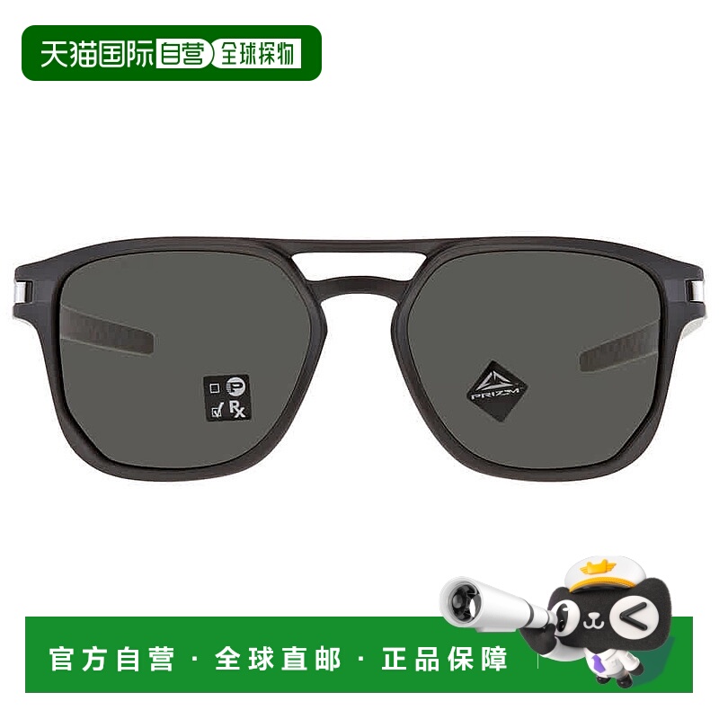 自营Oakley Latch Beta Prizm Grey Square Men's Sunglasses OO9